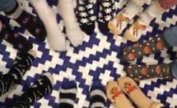  Inscenizacja konkursowa  „Dziura w skarpecie” z udziałem uczniów Naszej świetlicy. 