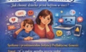 Spotkanie z przedstawicielem instytucji profilaktycznej Genesis na temat "Nie dla cyberprzemocy."