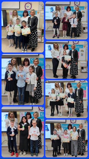 Szkolny Konkurs Recytatorski klas I - III. Szkolny Konkurs Recytatorski klas I - III.