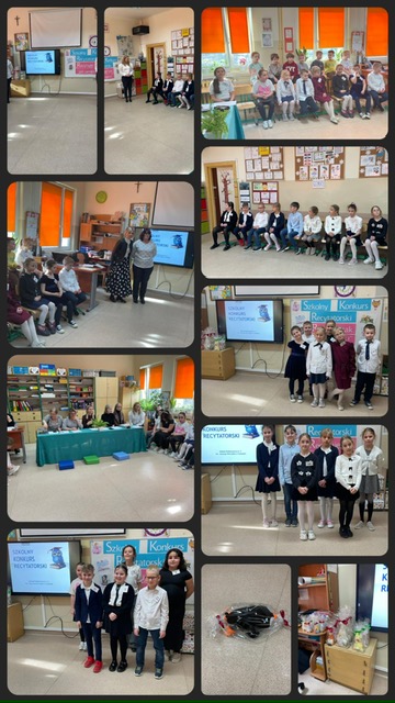 Szkolny Konkurs Recytatorski klas I - III. Szkolny Konkurs Recytatorski klas I - III.