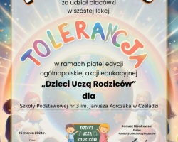 Dzieci Uczą Rodziców - aktywny udział klasy Ia i Ib w ogólnopolskiej akcji edukacyjnej (2)
