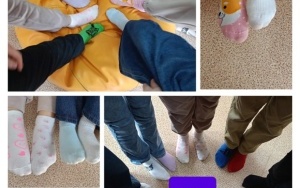 Dzień Kolorowej Skarpetki w klasach 1-3 (2)