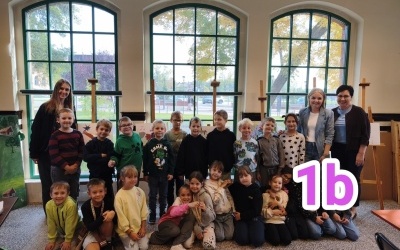 Klasa 1b w Muzeum Saturn w Czeladzi (1)